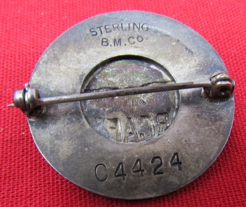  Canadian WWII RCAF, Aircraft Detection Corps Badge, Numbered, Sterling — image 4