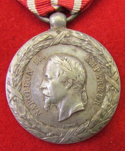  French Second Empire, 1859 Italian Campaign Medal, Silver — image 3