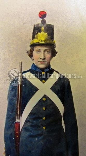  German Imperial Era, Hand Colored CDV, City Guard or Militia — image 2
