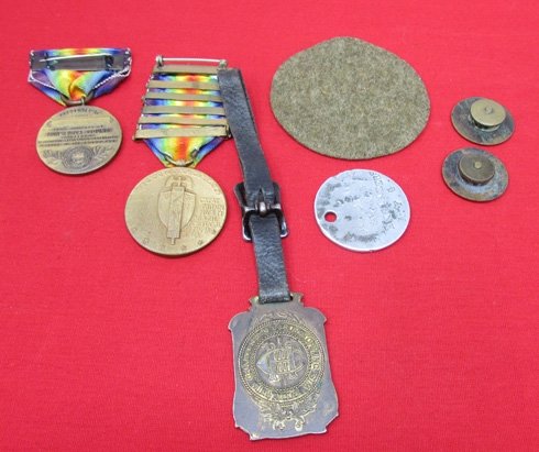  US WWI Medals, Insignia, Identity Tag Grouping, 1st Engineers — image 4