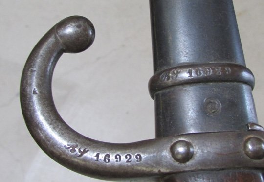  French M1874 Gras Bayonet, Matching  Numbers — image 3