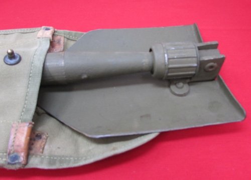  US WWII M1943 GI Folding Shovel & Carrier, 1st Pattern Carrier — image 6