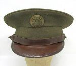 US WWII Army Enlisted Visor Hat, Identified Visor Hat, 6th …