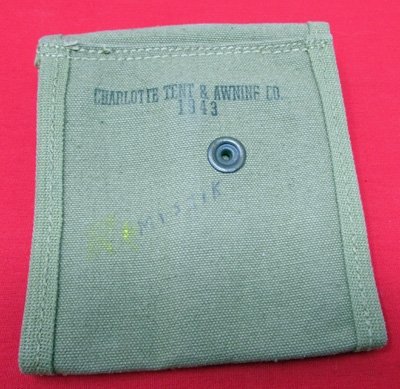  US WWII, M1 Carbine Magazine Pouch Charlotte Tent & Awning. 1943 — image 3