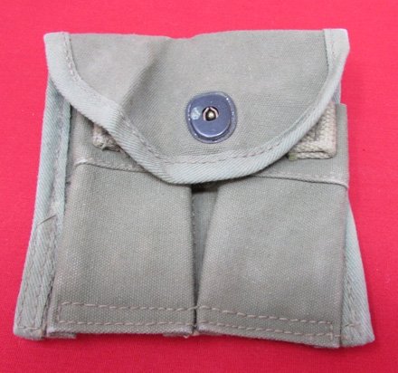  US WWII, M1 Carbine Magazine Pouch, Unmarked — image 2