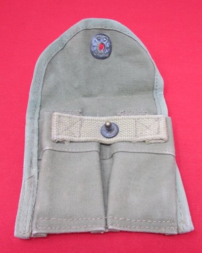  US WWII, M1 Carbine Magazine Pouch, Unmarked — image 3