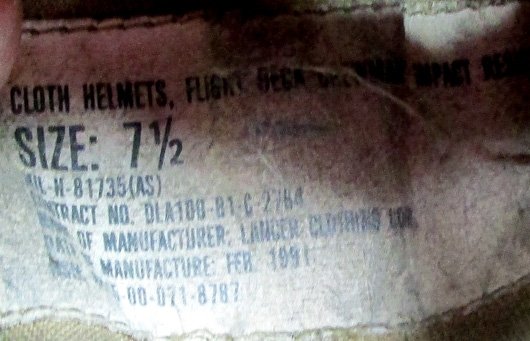  US Cold War Era, US Navy Flight Deck Crewman's Helmet — image 6