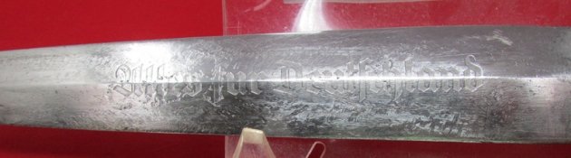  German WWII M1933 SA Enlisted Dagger, RZM M7/81/40 — image 5