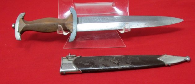  German WWII M1933 SA Enlisted Dagger, RZM M7/81/40 — image 8