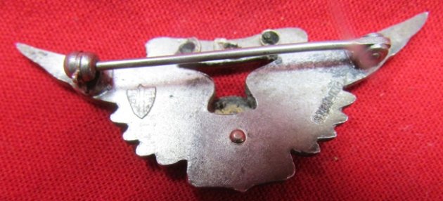 US WWII-Vietnam Era, Navy Combat Aircrew Wings, Sterling, NS Meyer — image 3