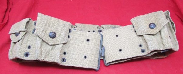 US M1903 MILLS Mounted Cartridge Belt, Rimless Eagle Snap Closure — image 2