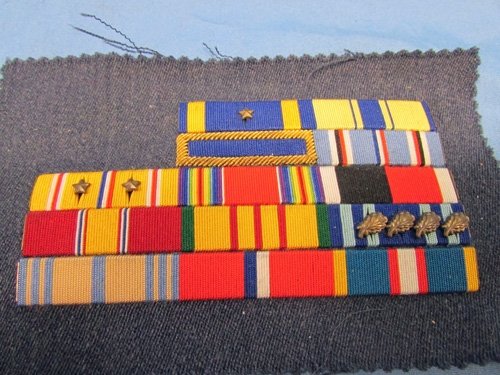  US WWII-Cold War Air Force Ribbon & Miniature Medal Grouping — image 3