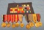 US WWII-Cold War Air Force Ribbon & Miniature Medal Grouping