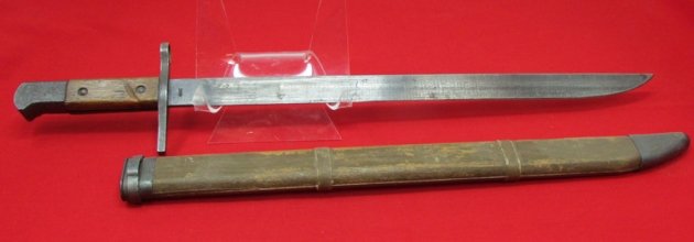  Japanese WWII Late Type 30 Bayonet, Arrow M — image 3
