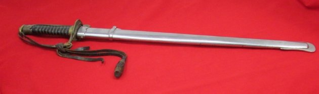  Japanese WWII Police Patrol Sword, Original Knot — image 2