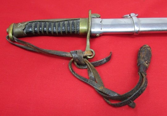  Japanese WWII Police Patrol Sword, Original Knot — image 3
