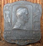 Austrian WWI Patriotic Cap Badge, Herzog Carl, Armee Front 1916