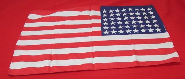  US 48 Star Silk American Flag, 17 x 11 Inches — image 3