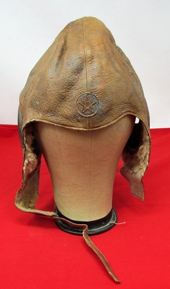  Japanese WWII Army Leather Winter Flying Helmet — image 3