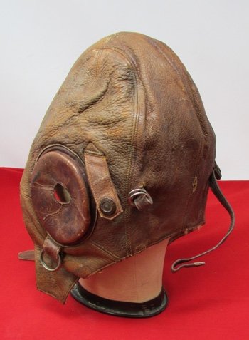  Japanese WWII Army Leather Winter Flying Helmet — image 5
