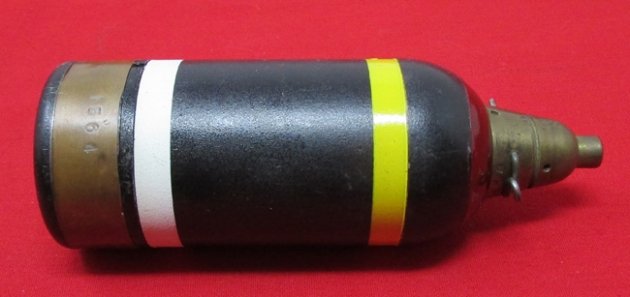  Japanese WWII Type 89 Knee Mortar Projectile, INERT, Repainted — image 3