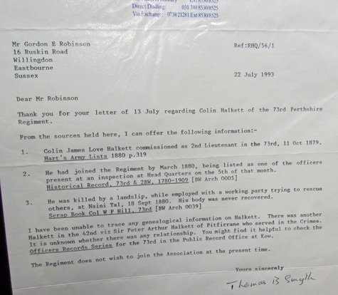  British Victorian Era, Highland Officers Campaign Desk, Identified, 73rd Regiment of Foot, Perthshire Regt. — image 10