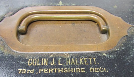  British Victorian Era, Highland Officers Campaign Desk, Identified, 73rd Regiment of Foot, Perthshire Regt. — image 3