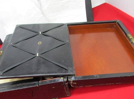  British Victorian Era, Highland Officers Campaign Desk, Identified, 73rd Regiment of Foot, Perthshire Regt. — image 8