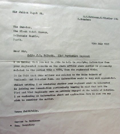  British Victorian Era, Highland Officers Campaign Desk, Identified, 73rd Regiment of Foot, Perthshire Regt. — image 9