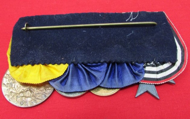  German WWI Prussian 4 Place Medal Bar — image 4