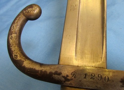  French M1866 Chassepot Bayonet & Scabbard, Tulle 1875 — image 6