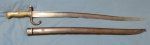 French M1866 Chassepot Bayonet & Scabbard, Tulle 1875