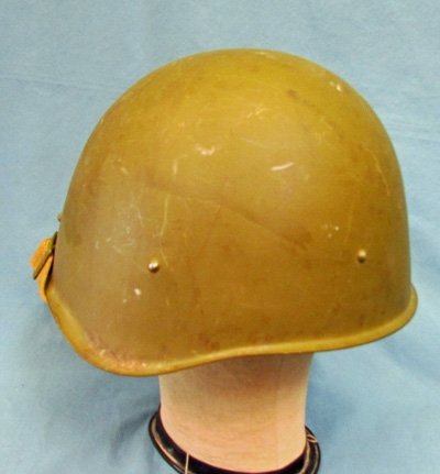  Soviet Postwar WWII Ssh40 Pattern Helmet, Complete, 1958 Dated — image 3