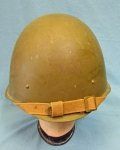 Soviet Postwar WWII Ssh40 Pattern Helmet, Complete, 1958 Dated