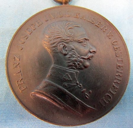  Austrian WWI Large Silver Bravery Medal, Franz-Joseph — image 3