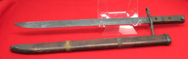  Japanese WWII Last Ditch Type 30 Bayonet, Jinsen Arsenal — image 5