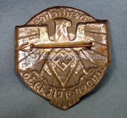  German WWII Tinnie, HJ Festival 1936, Bronze — image 3