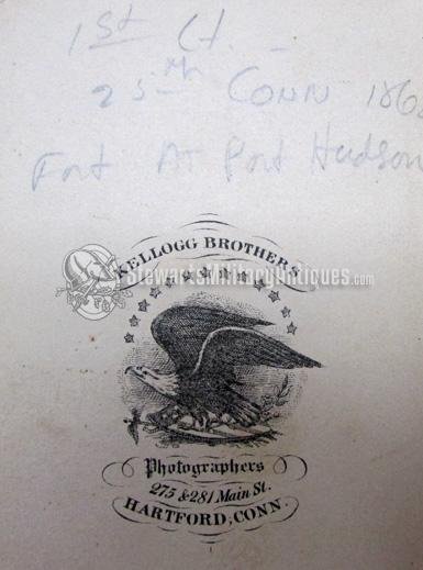  US Civil War CDV, 1st Lt, 25th Connecticut 1862 — image 4