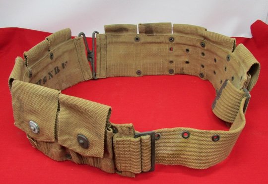 US MILLS mfg, 10 Pocket Rifleman's Belt, Navy Issue, USNRF — image 4