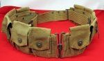 US MILLS mfg, 10 Pocket Rifleman's Belt, Navy Issue, USNRF
