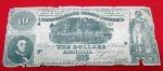 US Civil War, Confederate Ten Dollar Bill, Richmond 1861, Second …