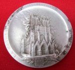 French WWI, Destruction of Reims Cathedral 1914, Silver