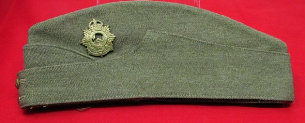  Canadian WWII, Wool Enlisted Overseas Hat, — image 2