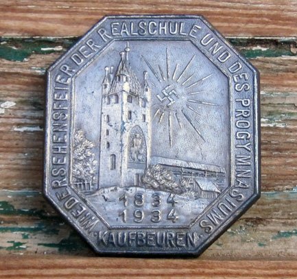  German WWII Tinnie, Kaufbeuren 1834-1934 — image 2