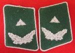 German WWII Luftwaffe Engineering Officer Collar Tabs Pair