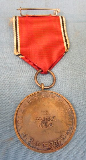 German WWII Austrian Anschluss Medal, Cased — image 4