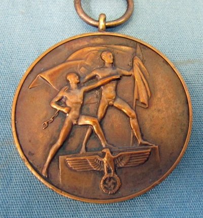  German WWII Austrian Anschluss Medal, Cased — image 5