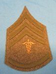 US WWI Medical Sergeant 1st Class Chevron