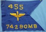 US WWII USAAF Guidon, 742 Bomb