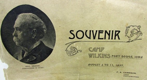  US Pre SAW Fort Dodge Iowa, 1897 Encampment Photo Lot — image 3